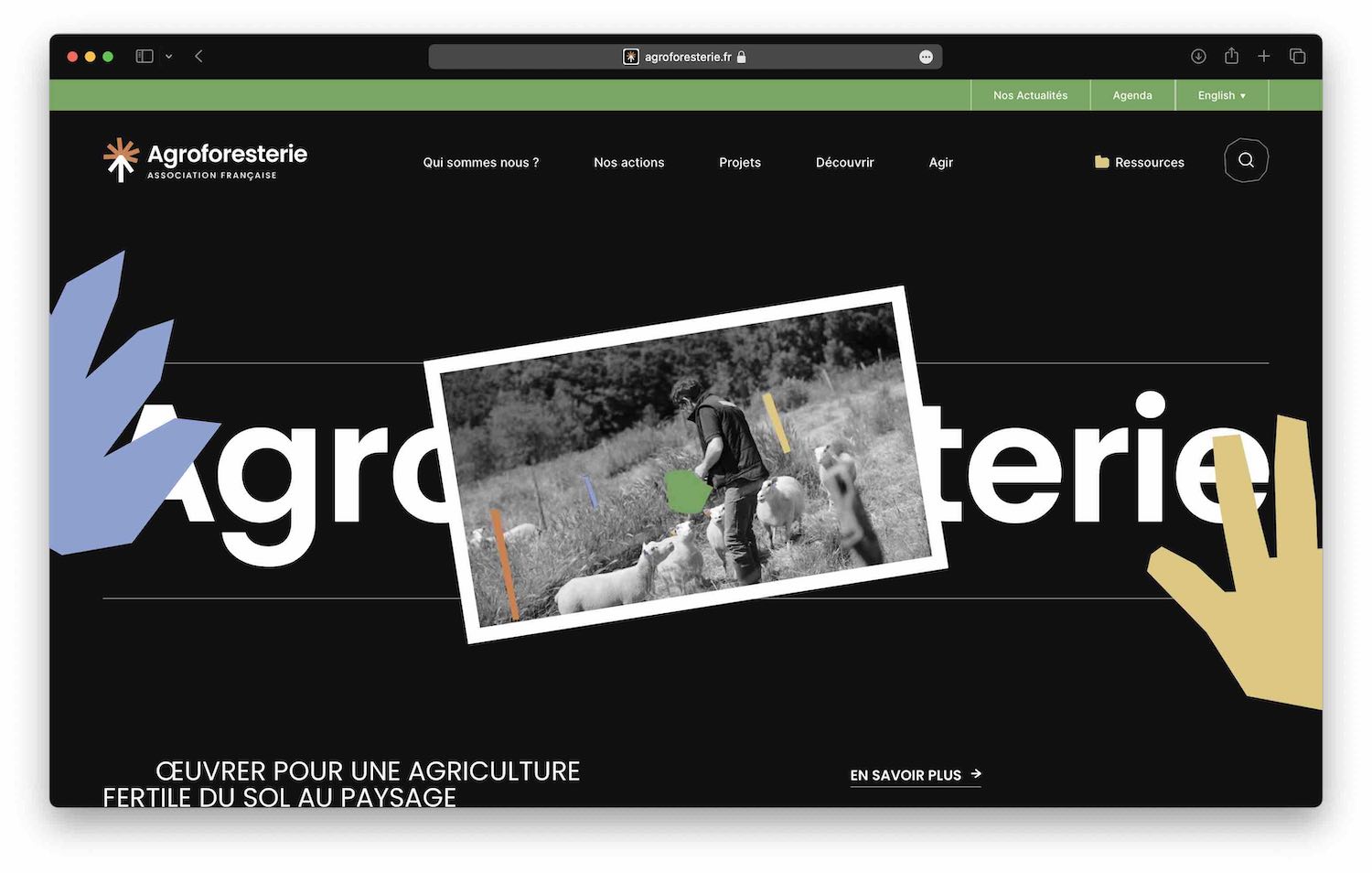 Site de l'Association Francaise d'Agroforesterie — Hans Zengler