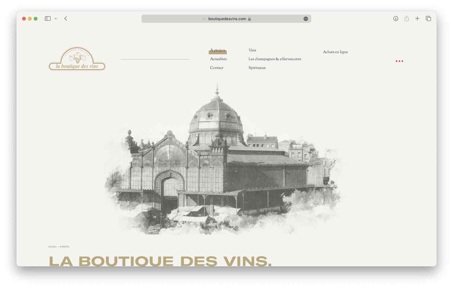 Site Boutique des vins - Hans Zengler